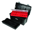 Raaco Tool Box - Toolbox With Removable Tray Black